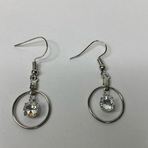 Handmade Swarovski Pendent Dangle Earrings NEW